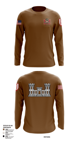 Long Sleeve Performance Shirt, 612 Engineer Detachment, , Teamtime, Team time, sublimation, custom sports apparel, team uniforms, spirit wear, spiritwear, sports uniforms, custom shirts, team store, custom team store, fundraiser sports, apparel fundraiser