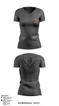 Erie police department 42261710 Women's Short Sleeve V-neck Shirt - 2