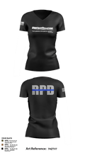 Roanoke SWAT 18217649 Women's Short Sleeve V-neck Shirt - 3