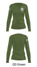 349 ASTS 29924821 Women's Long Sleeve V-neck Shirt - 57