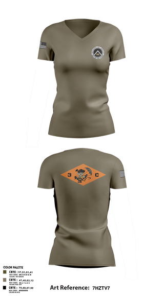 Women's Short Sleeve Performance Polo, 3rd Platoon, CCo, 1-508th PIR, , Teamtime, Team time, sublimation, custom sports apparel, team uniforms, spirit wear, spiritwear, sports uniforms, custom shirts, team store, custom team store, fundraiser sports, apparel fundraiser