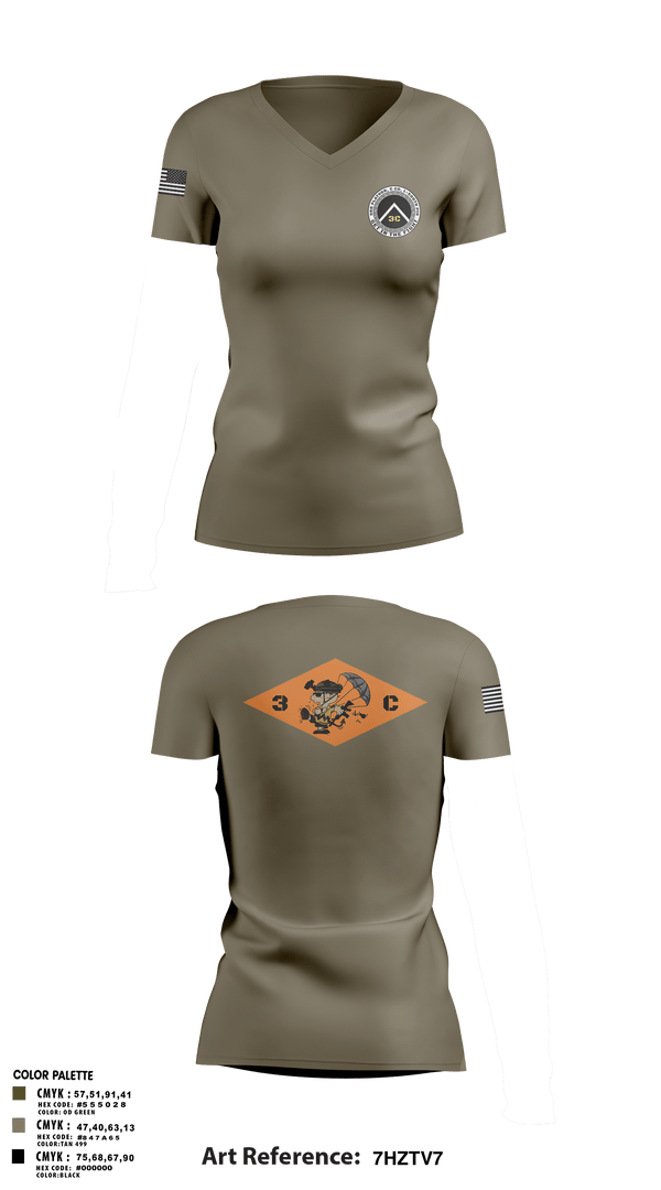 Women's Short Sleeve Performance Polo, 3rd Platoon, CCo, 1-508th PIR, , Teamtime, Team time, sublimation, custom sports apparel, team uniforms, spirit wear, spiritwear, sports uniforms, custom shirts, team store, custom team store, fundraiser sports, apparel fundraiser