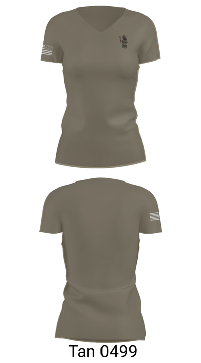 CRT 1 84926666 Women's Short Sleeve V-neck Shirt - 68