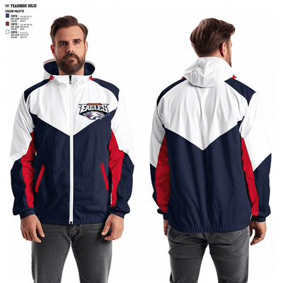 Milford Eagles Pop Warner Football and Cheer 85500081 Windbreaker - 2
