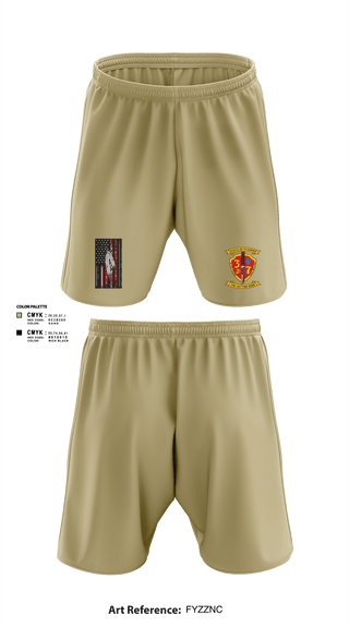 Athletic Shorts With Pockets, 3/7 India Co. Wpns Plt, Marines, Teamtime, Team time, sublimation, custom sports apparel, team uniforms, spirit wear, spiritwear, sports uniforms, custom shirts, team store, custom team store, fundraiser sports, apparel fundraiser