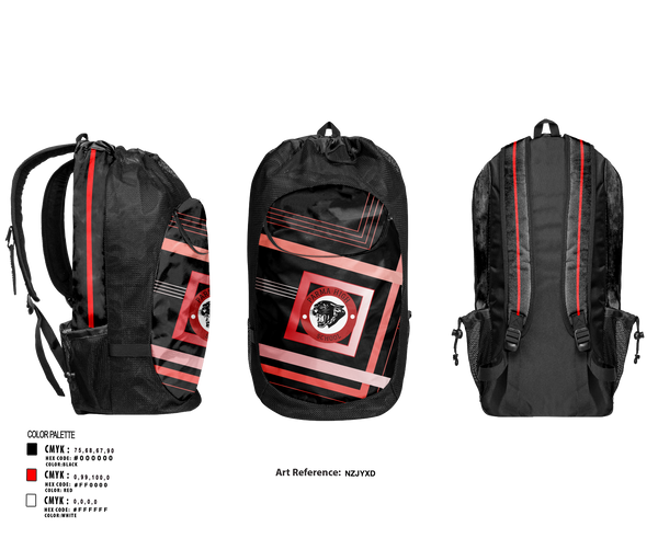 Gear Bag, Parma High School Soccer, Women's Soccer, Teamtime, Team time, sublimation, custom sports apparel, team uniforms, spirit wear, spiritwear, sports uniforms, custom shirts, team store, custom team store, fundraiser sports, apparel fundraiser