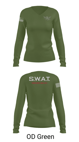 Women's Long Sleeve Vneck Shirt, MONTVILLE SERT, Police, Teamtime, Team time, sublimation, custom sports apparel, team uniforms, spirit wear, spiritwear, sports uniforms, custom shirts, team store, custom team store, fundraiser sports, apparel fundraiser