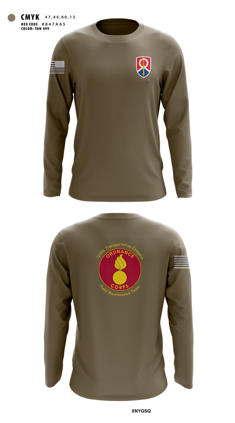 Long Sleeve Performance Shirt, 129th Heavy Transport Company129 TC CO, Army, Teamtime, Team time, sublimation, custom sports apparel, team uniforms, spirit wear, spiritwear, sports uniforms, custom shirts, team store, custom team store, fundraiser sports, apparel fundraiser