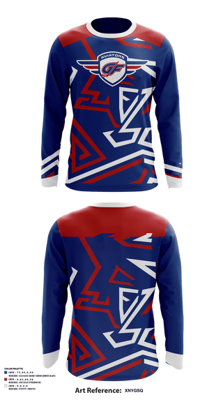 Long Sleeve Performance Shirt, GRAND FORKS YOUTH HOCKEY ASSOCIATION 92789320, Ice Hockey, Teamtime, Team time, sublimation, custom sports apparel, team uniforms, spirit wear, spiritwear, sports uniforms, custom shirts, team store, custom team store, fundraiser sports, apparel fundraiser