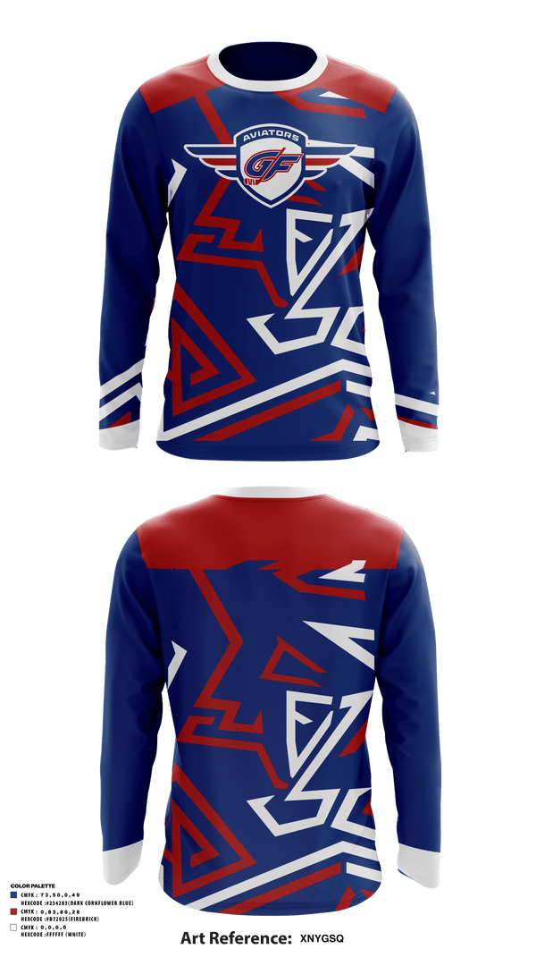 Long Sleeve Performance Shirt, GRAND FORKS YOUTH HOCKEY ASSOCIATION 92789320, Ice Hockey, Teamtime, Team time, sublimation, custom sports apparel, team uniforms, spirit wear, spiritwear, sports uniforms, custom shirts, team store, custom team store, fundraiser sports, apparel fundraiser