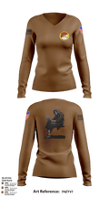 Tiger 34353899 Women's Long Sleeve V-neck Shirt - 1