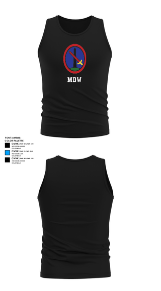 Tank Top, MDW, Army, Teamtime, Team time, sublimation, custom sports apparel, team uniforms, spirit wear, spiritwear, sports uniforms, custom shirts, team store, custom team store, fundraiser sports, apparel fundraiser