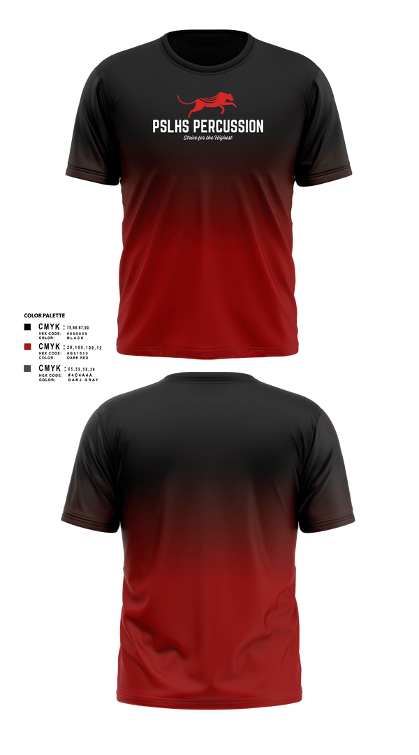 Short Sleeve Performance Shirt, PSLHS Percussion, Men's Soccer, Teamtime, Team time, sublimation, custom sports apparel, team uniforms, spirit wear, spiritwear, sports uniforms, custom shirts, team store, custom team store, fundraiser sports, apparel fundraiser