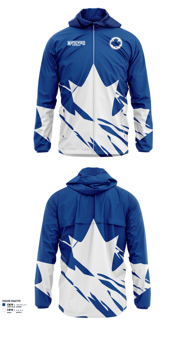 Windbreaker, Maplewood Football, Football, Teamtime, Team time, sublimation, custom sports apparel, team uniforms, spirit wear, spiritwear, sports uniforms, custom shirts, team store, custom team store, fundraiser sports, apparel fundraiser