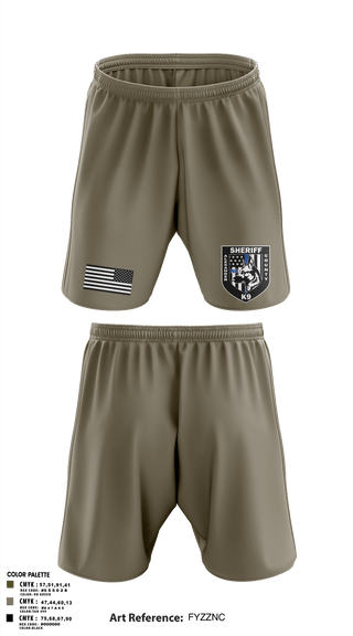 Athletic Shorts With Pockets, Alexander County Sheriff Office K-9, Police, Teamtime, Team time, sublimation, custom sports apparel, team uniforms, spirit wear, spiritwear, sports uniforms, custom shirts, team store, custom team store, fundraiser sports, apparel fundraiser