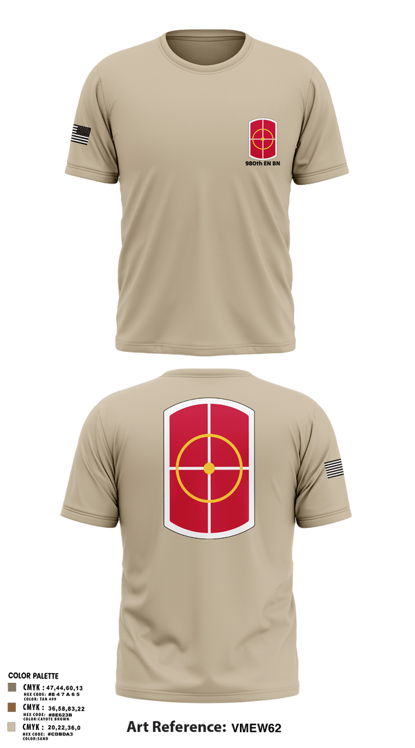 Short Sleeve Performance Shirt, 980th EN BN, Army, Teamtime, Team time, sublimation, custom sports apparel, team uniforms, spirit wear, spiritwear, sports uniforms, custom shirts, team store, custom team store, fundraiser sports, apparel fundraiser