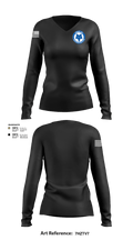 169th FW 97162600 Women's Long Sleeve V-neck Shirt - 1