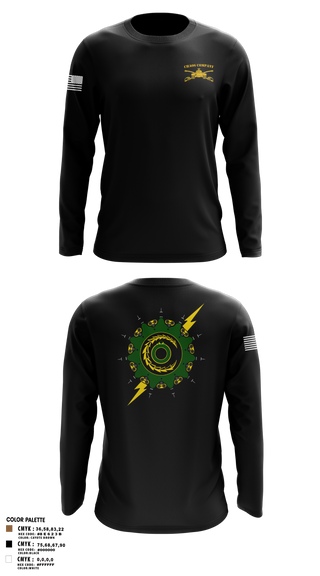 Long Sleeve Performance Shirt, Chaos Company, Army, Teamtime, Team time, sublimation, custom sports apparel, team uniforms, spirit wear, spiritwear, sports uniforms, custom shirts, team store, custom team store, fundraiser sports, apparel fundraiser