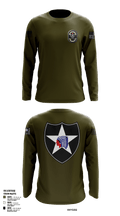 2nd Infantry 2nd Brigade Alpha Company 62897068 Long Sleeve Performance Shirt - 1