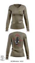 217th MP CO 3rd platoon Iraq 09-10 88609784 Women's Long Sleeve V-neck Shirt - 102