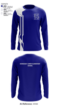 Hennessey Lower Elementary School 92108904 Long Sleeve Performance Shirt - 1