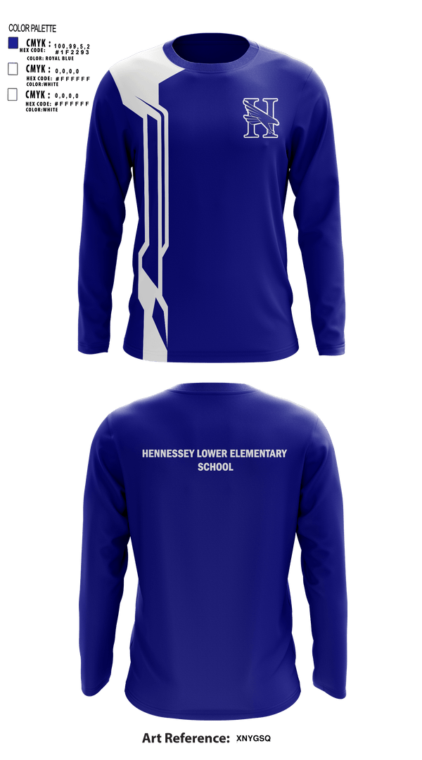 Long Sleeve Performance Shirt, Hennessey Lower Elementary School, Spirit Store, Teamtime, Team time, sublimation, custom sports apparel, team uniforms, spirit wear, spiritwear, sports uniforms, custom shirts, team store, custom team store, fundraiser sports, apparel fundraiser
