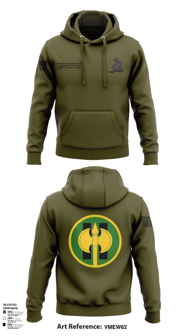 Hoodie, 11th Military Police Brigade HHC, Army, Teamtime, Team time, sublimation, custom sports apparel, team uniforms, spirit wear, spiritwear, sports uniforms, custom shirts, team store, custom team store, fundraiser sports, apparel fundraiser