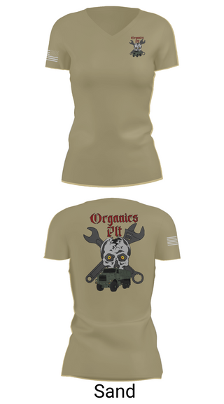 Women's Short Sleeve Vneck Shirt, Organics plt, Marines, Teamtime, Team time, sublimation, custom sports apparel, team uniforms, spirit wear, spiritwear, sports uniforms, custom shirts, team store, custom team store, fundraiser sports, apparel fundraiser