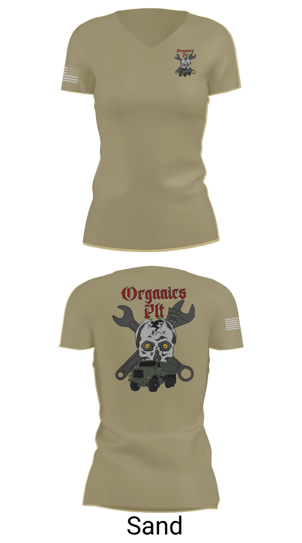 Women's Short Sleeve Vneck Shirt, Organics plt, Marines, Teamtime, Team time, sublimation, custom sports apparel, team uniforms, spirit wear, spiritwear, sports uniforms, custom shirts, team store, custom team store, fundraiser sports, apparel fundraiser