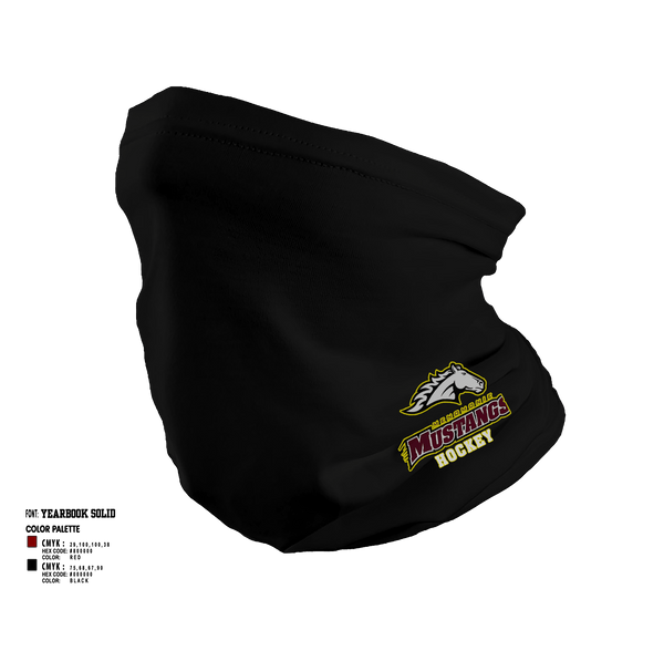 Menomonie High School Ice hockey 95189103 Protective Mask/Neck Gaiter - 1