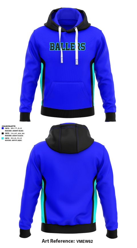 Hoodie, Ballers, Men's Basketball, Teamtime, Team time, sublimation, custom sports apparel, team uniforms, spirit wear, spiritwear, sports uniforms, custom shirts, team store, custom team store, fundraiser sports, apparel fundraiser
