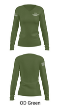 196th Transportation Company 7176009 Women's Long Sleeve V-neck Shirt - 57