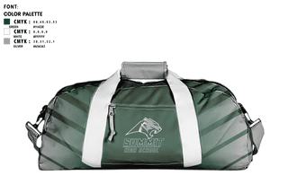 Duffle Bag, Summit High School Volleyball, Women's Volleyball, Teamtime, Team time, sublimation, custom sports apparel, team uniforms, spirit wear, spiritwear, sports uniforms, custom shirts, team store, custom team store, fundraiser sports, apparel fundraiser