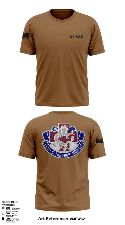 131st SAD131 SAD 10490536 Short Sleeve Performance Shirt - 4