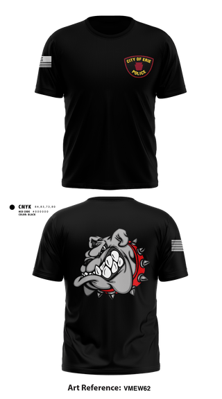 Short Sleeve Performance Shirt, Erie police department, Police, Teamtime, Team time, sublimation, custom sports apparel, team uniforms, spirit wear, spiritwear, sports uniforms, custom shirts, team store, custom team store, fundraiser sports, apparel fundraiser