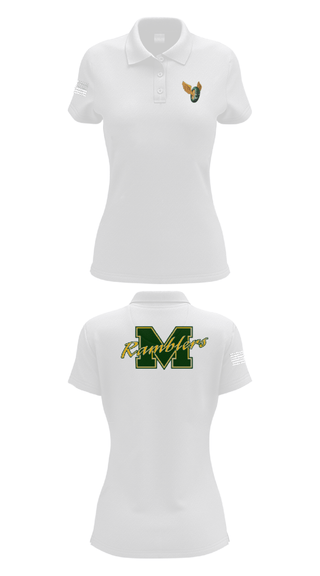 Women's Short Sleeve Performance Polo, McBain High School Volleyball, Women's Volleyball, Teamtime, Team time, sublimation, custom sports apparel, team uniforms, spirit wear, spiritwear, sports uniforms, custom shirts, team store, custom team store, fundraiser sports, apparel fundraiser