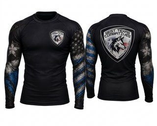 WTXC Fight Club Long Sleeve Rash Guard Shirt - 4
