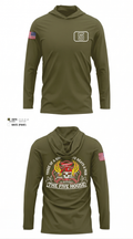Greensboro Fire Department Rescue 5 92671362 Long Sleeve Performance Shirt with hood - 2