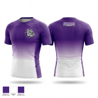 HARRISBURG Bulldogs Short Sleeve Rash Guard Shirt - 1