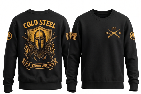C. Co 2/113th INF Crew Neck Sweatshirt - 1