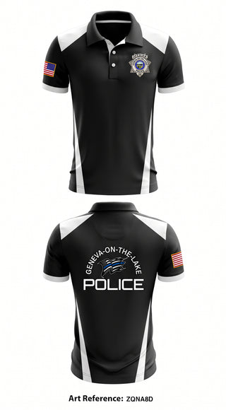 Geneva-on-the-Lake Police Department Short Sleeve Performance Polo - 2