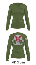 C Co 1-124 Rifle Company 57736053 Women's Long Sleeve V-neck Shirt - 54