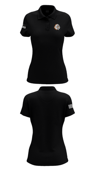Women's Short Sleeve Performance Polo, Rural Retreat High School Volleyball, Women's Volleyball, Teamtime, Team time, sublimation, custom sports apparel, team uniforms, spirit wear, spiritwear, sports uniforms, custom shirts, team store, custom team store, fundraiser sports, apparel fundraiser