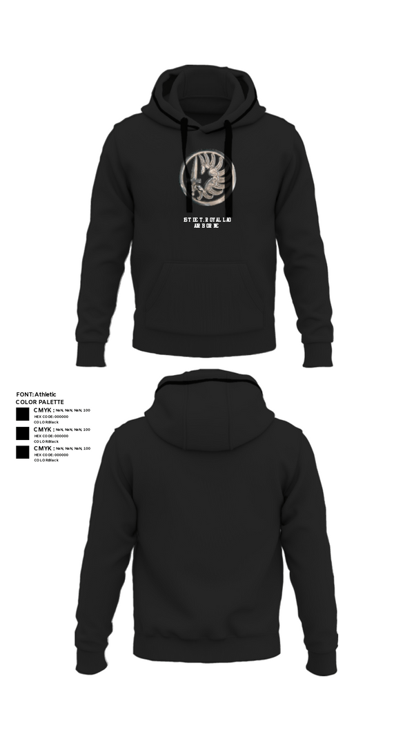 Hoodie, 1st Det. Royal Lao Airborne, Army, Teamtime, Team time, sublimation, custom sports apparel, team uniforms, spirit wear, spiritwear, sports uniforms, custom shirts, team store, custom team store, fundraiser sports, apparel fundraiser