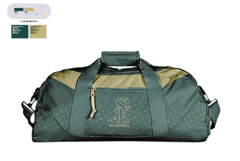 Duffle Bag, Saint Edward High School Volleyball, Women's Volleyball, Teamtime, Team time, sublimation, custom sports apparel, team uniforms, spirit wear, spiritwear, sports uniforms, custom shirts, team store, custom team store, fundraiser sports, apparel fundraiser