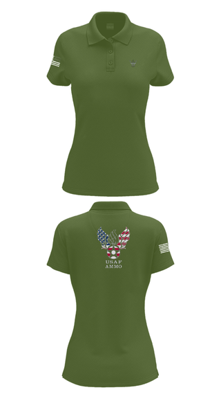 Women's Short Sleeve Performance Polo, 7th Munitions Sq, Air Force, Teamtime, Team time, sublimation, custom sports apparel, team uniforms, spirit wear, spiritwear, sports uniforms, custom shirts, team store, custom team store, fundraiser sports, apparel fundraiser