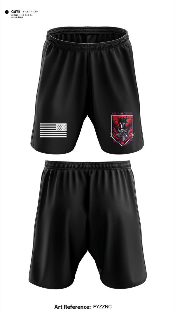 Athletic Shorts With Pockets, D Co 2-13th AVN REGT, Army, Teamtime, Team time, sublimation, custom sports apparel, team uniforms, spirit wear, spiritwear, sports uniforms, custom shirts, team store, custom team store, fundraiser sports, apparel fundraiser