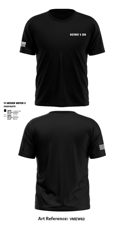 District 5 CSO 28339770 Short Sleeve Performance Shirt - 2