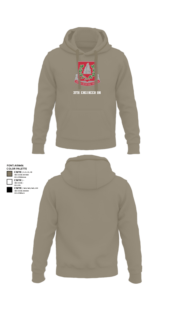 Hoodie, 37th engineer bn, Army, Teamtime, Team time, sublimation, custom sports apparel, team uniforms, spirit wear, spiritwear, sports uniforms, custom shirts, team store, custom team store, fundraiser sports, apparel fundraiser