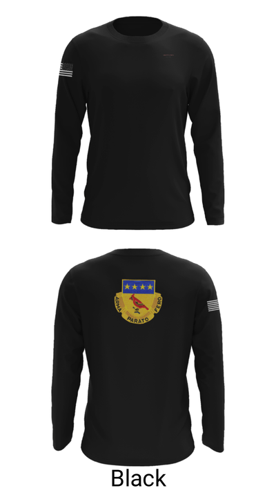 Alpha BTRY 2/138th FA 84014015 Long Sleeve Performance Shirt - 25